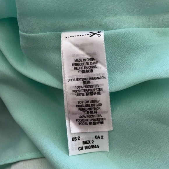 🅶 Juicy Couture Mint Green Floral Print Drawstring Waist Mini Dress - Picture 11 of 14